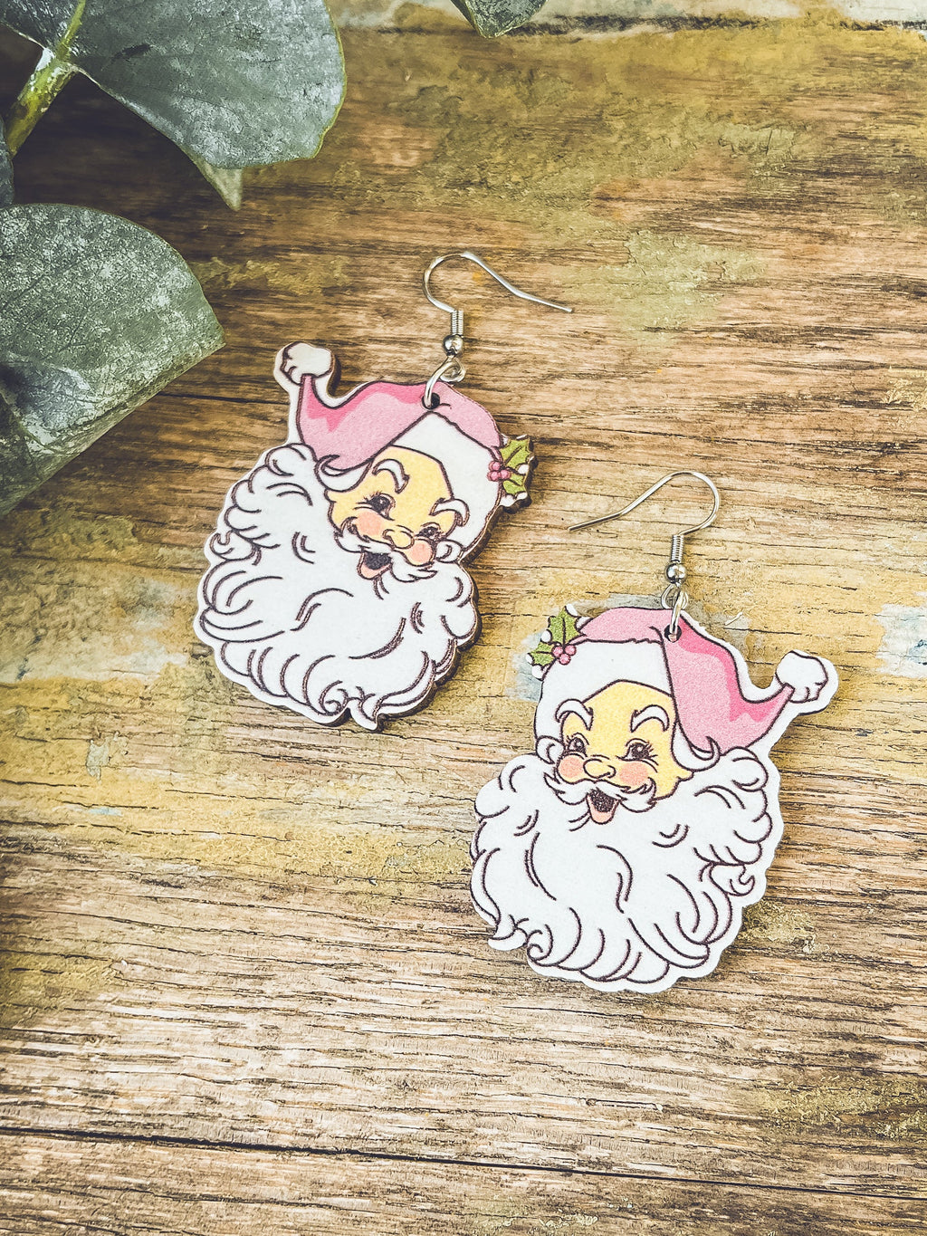 Adorable Santa Earrings