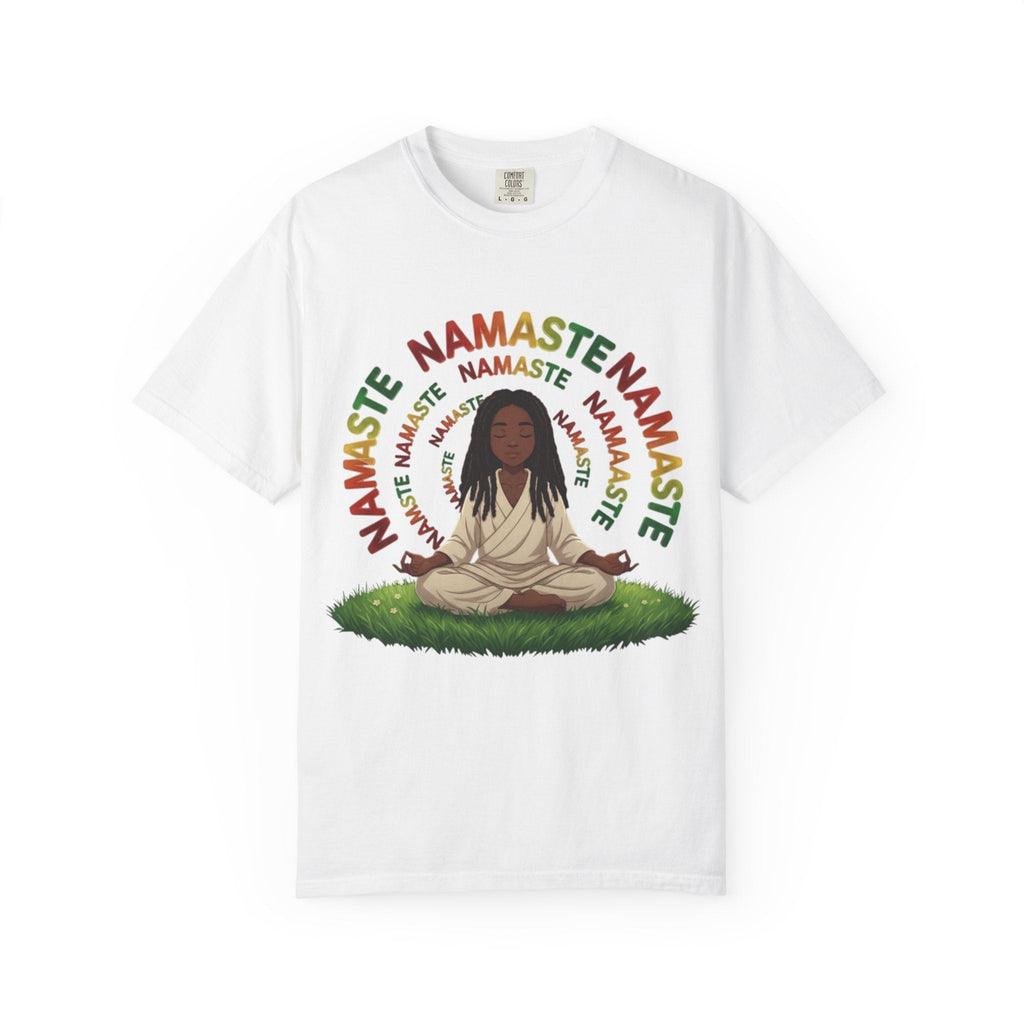 Namaste Meditation T-Shirt — Peaceful Yoga Graphic Tee