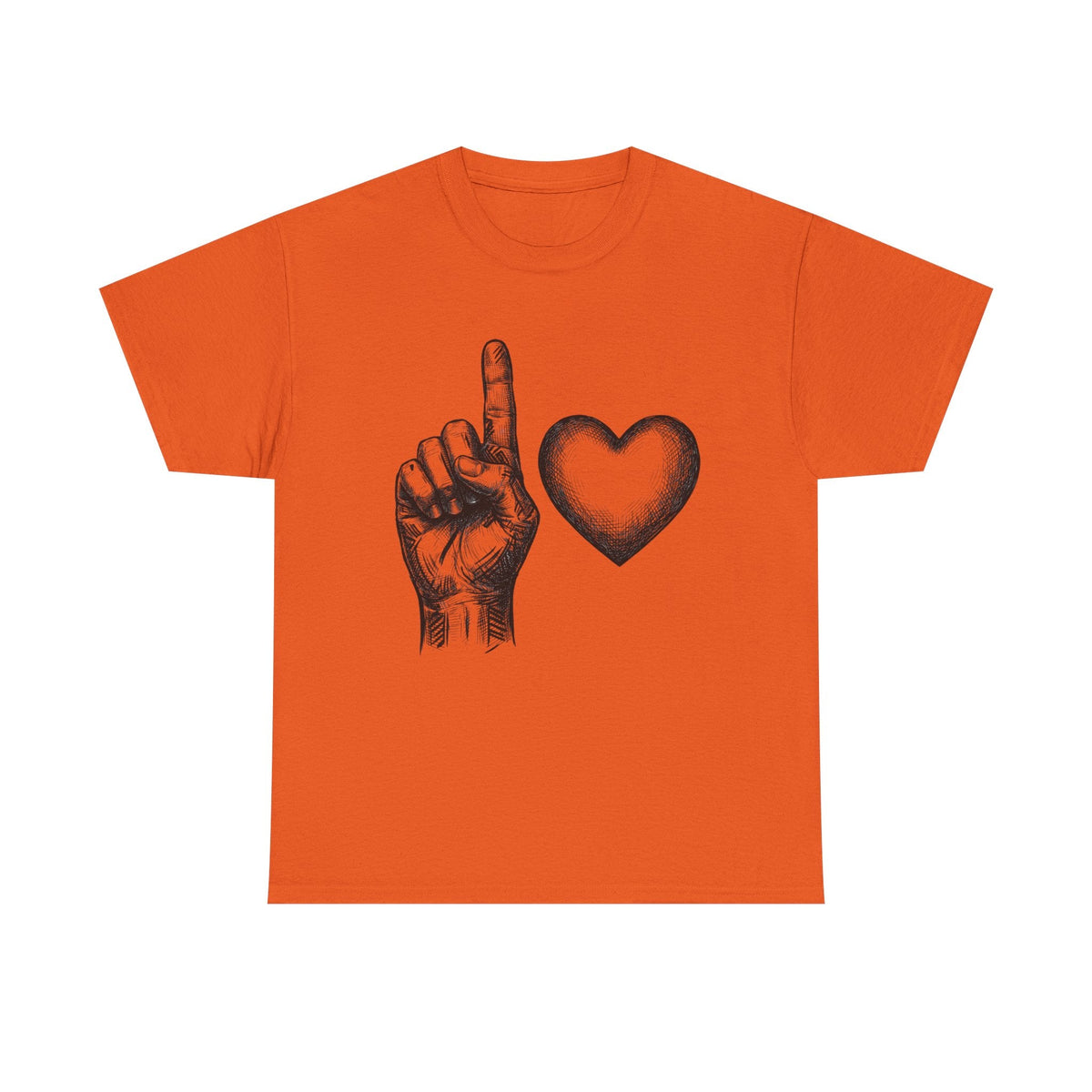 "1 love" Graphic T-Shirt
