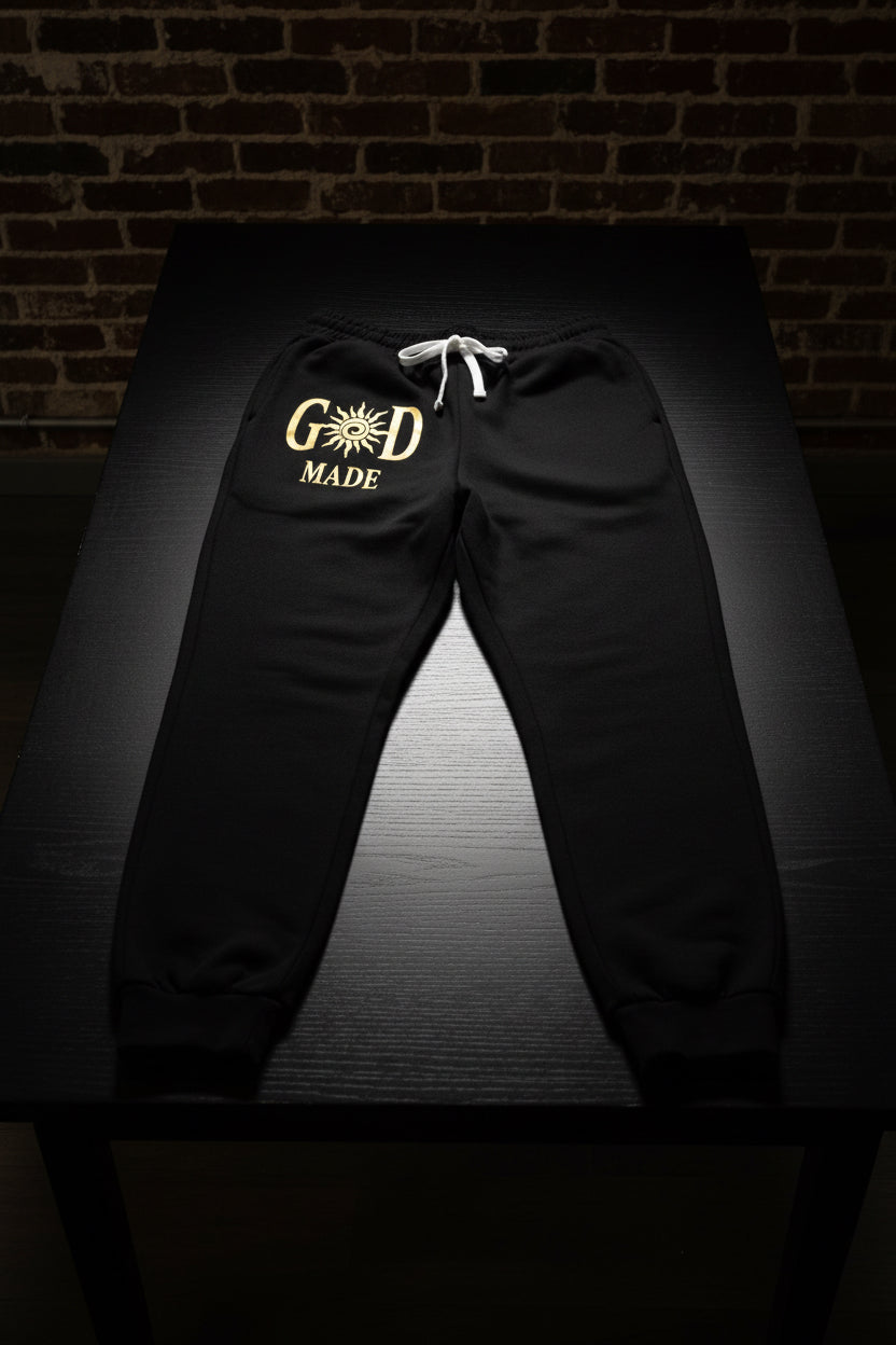 God Made Athletic Joggers — Inspirational Christian Sweatpants