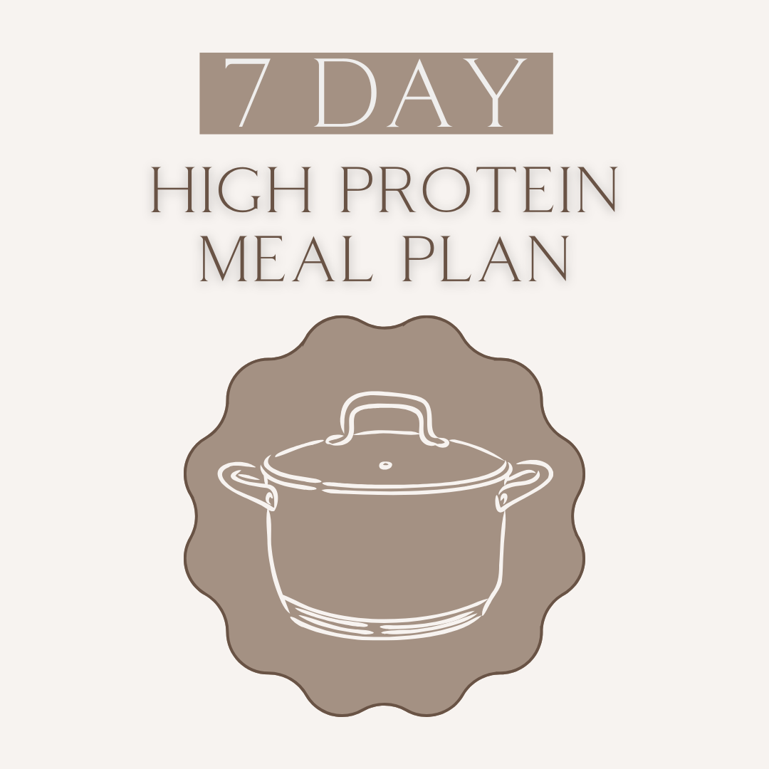 7 Day High Protein Meal Plan - PDF Download