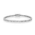 3MM Moissanite Tennis Bracelet in Solid 925 Silver