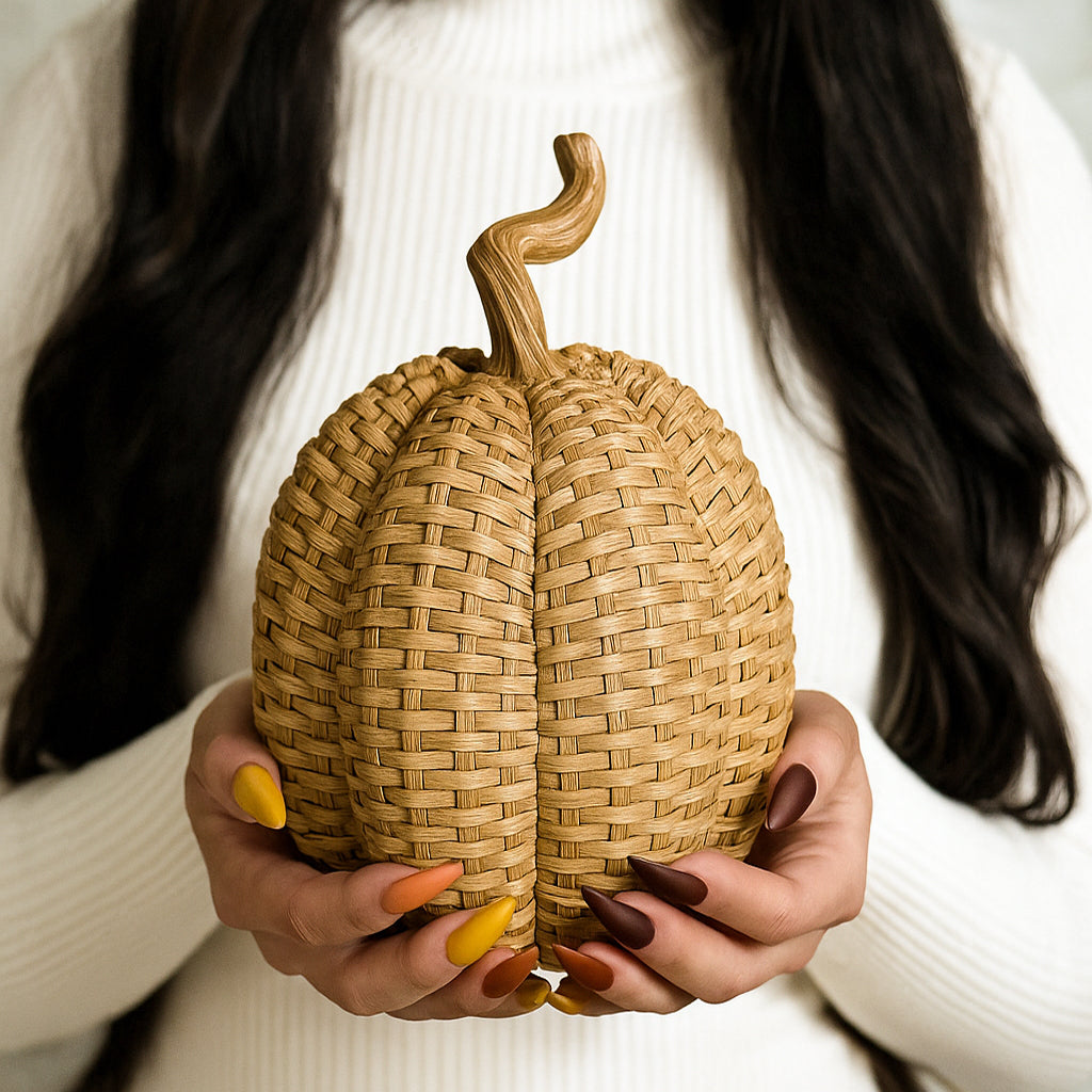 Rattan Pumpkins