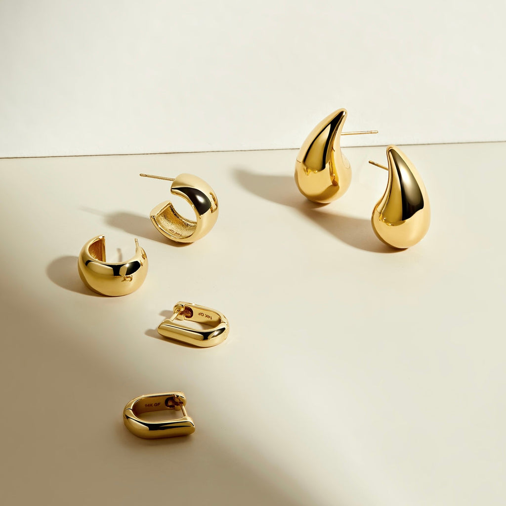 Gold Filled Baby Oval Hoops