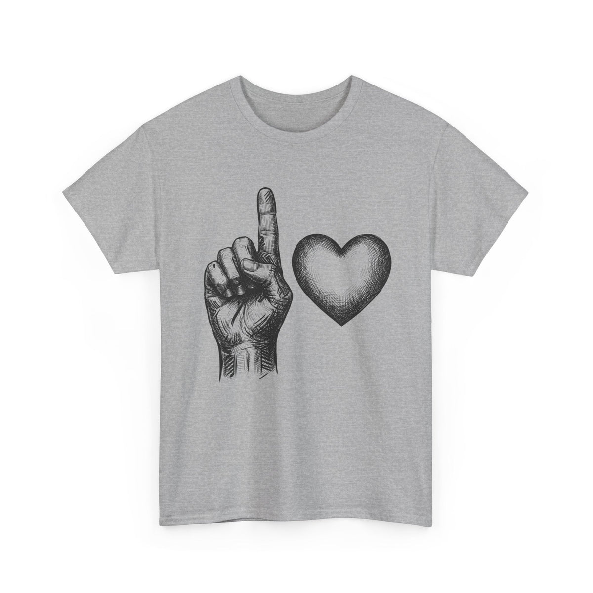 "1 love" Graphic T-Shirt