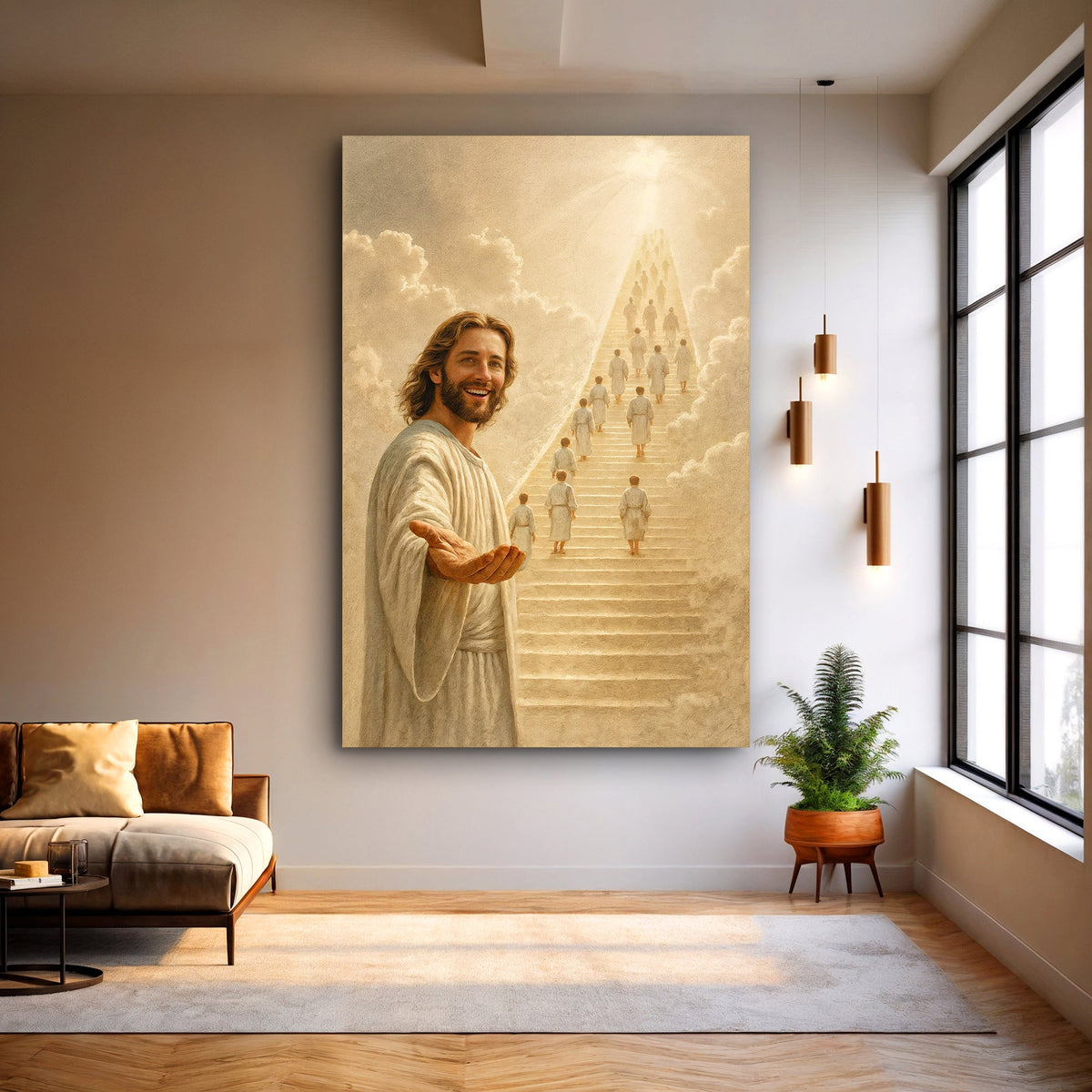 Stairway To Heaven Faith Wall Art