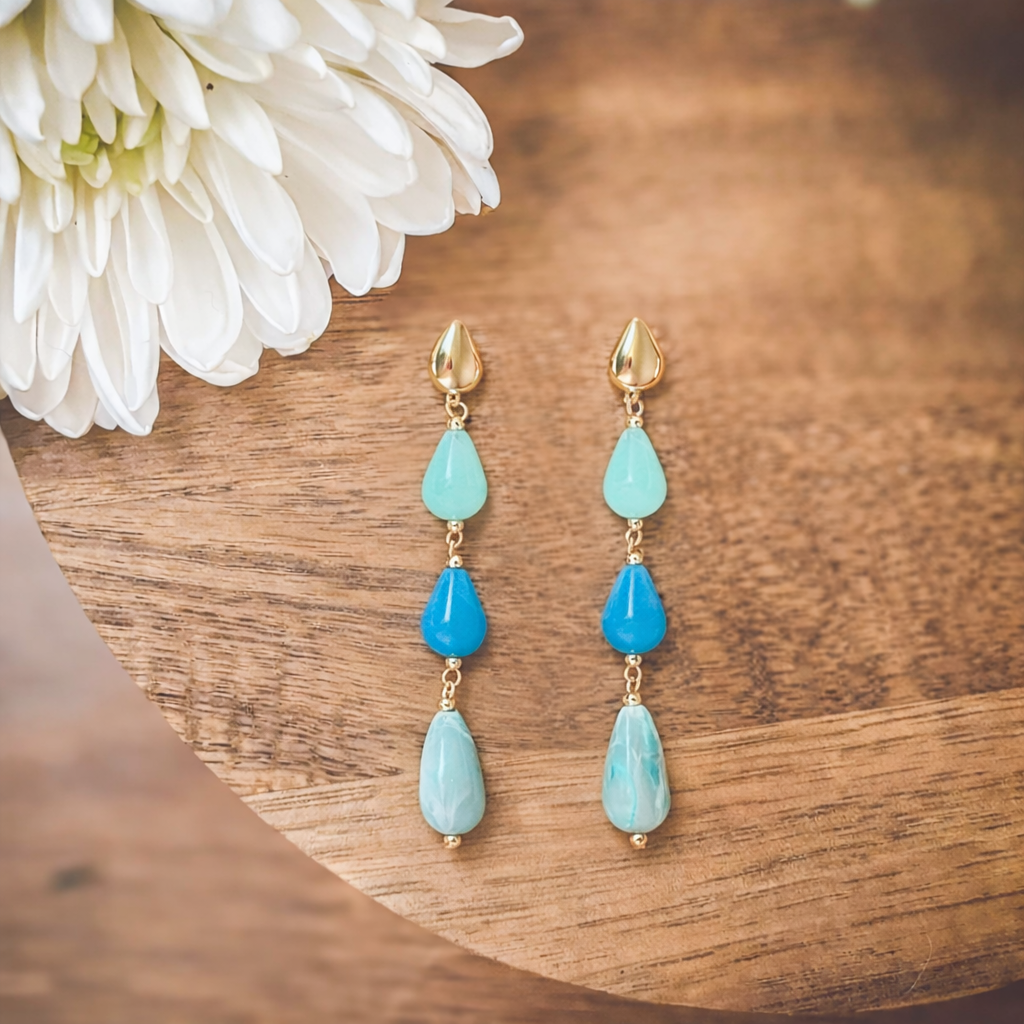 Beautiful Colorful Drop Earrings