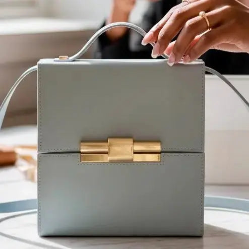 THE NINA CIGAR BOX BAG (FINAL SALE)