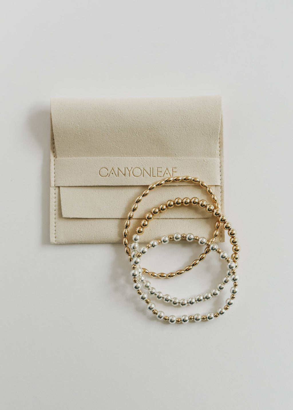 Sterling Silver + 14k Gold Filled Sun || Beaded Bracelet