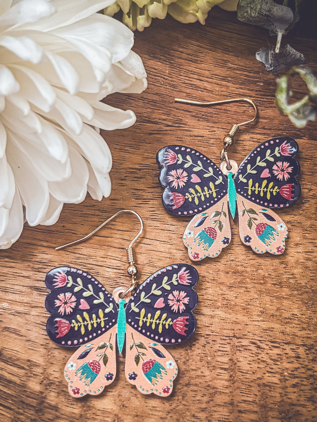 Beautiful Colorful Butterfly Earrings