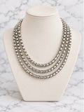 Aliza trio chain necklace