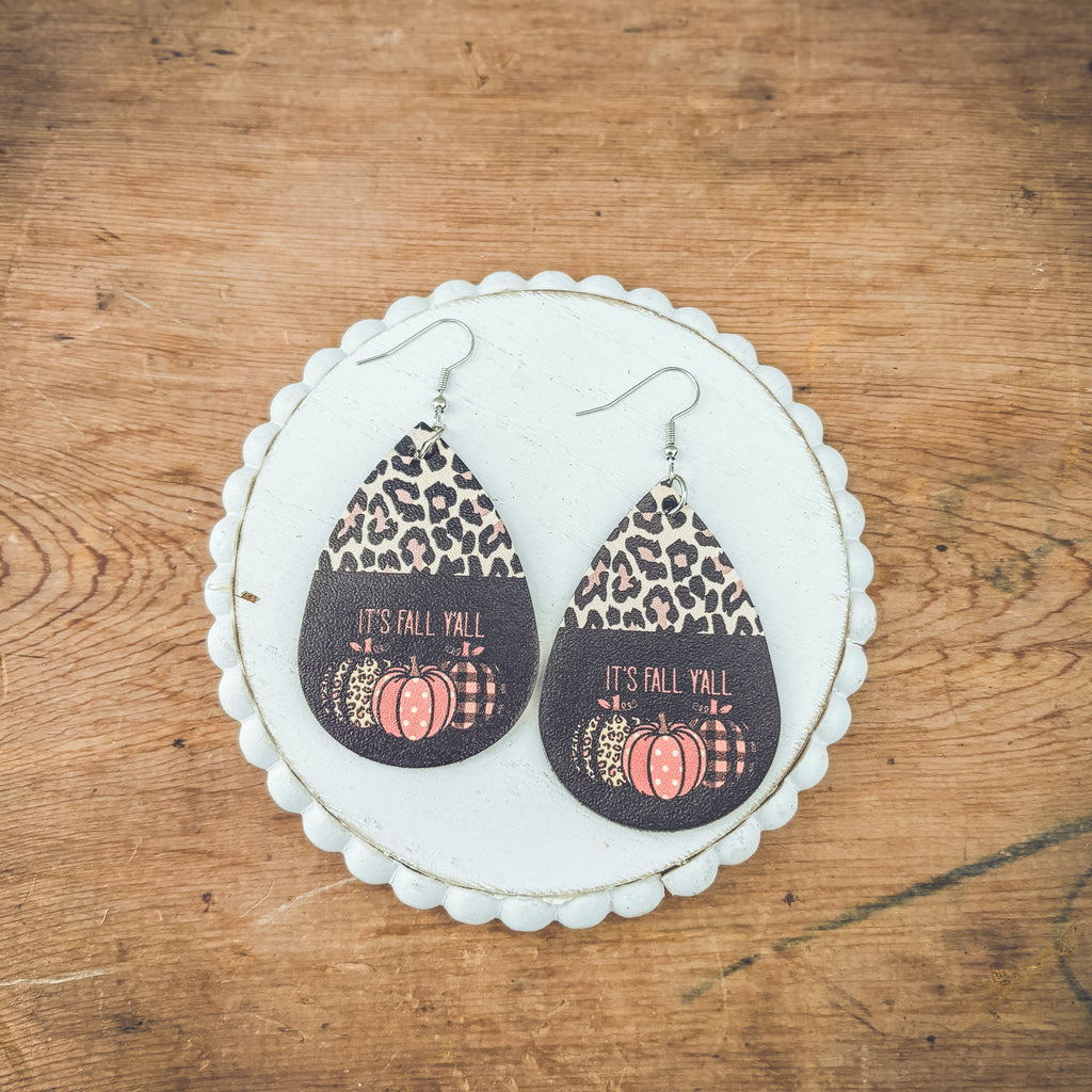 Beautiful Fall Ya'll Drop Earrings