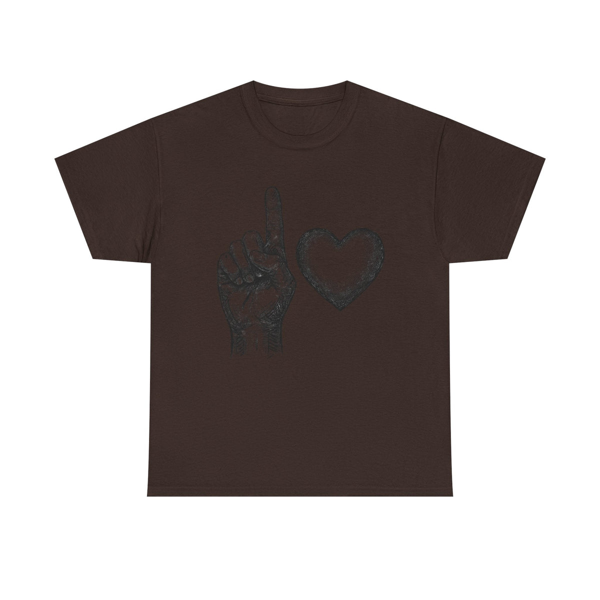 "1 love" Graphic T-Shirt
