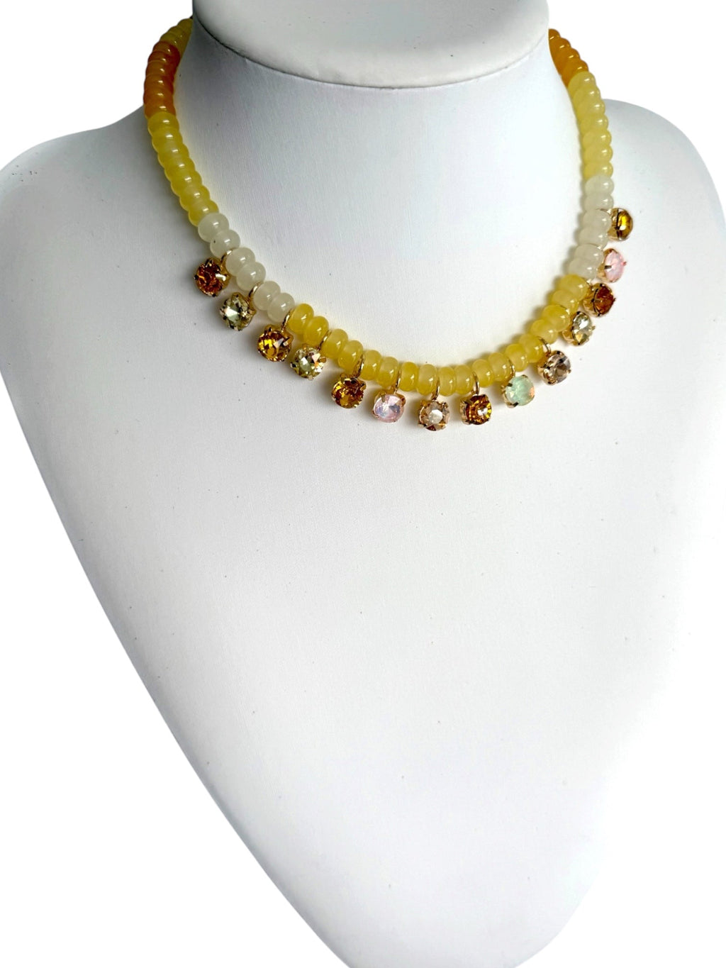 Glitter crystal necklace