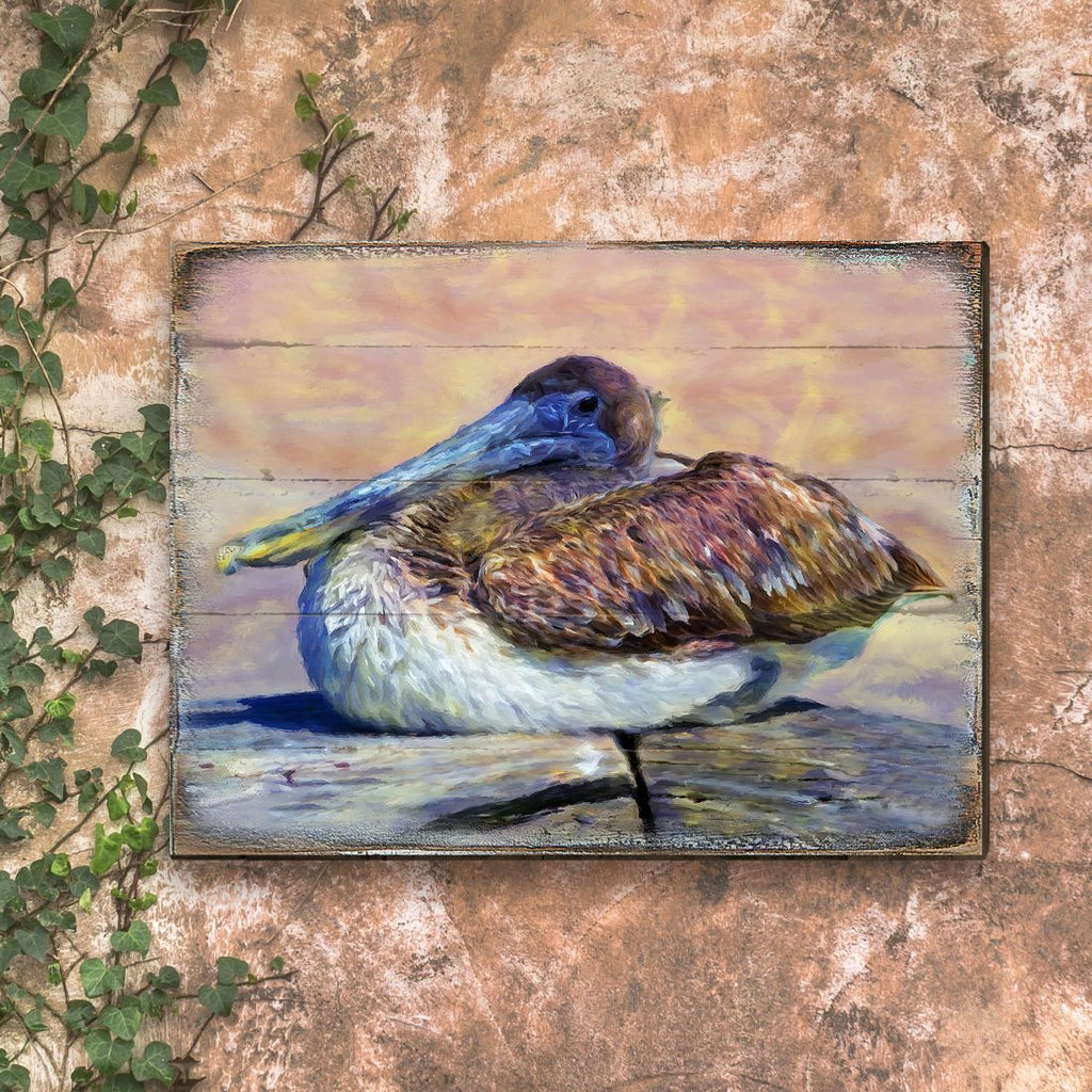 Sowell Seagal Wooden Coastal Wall Art by Nature Wonders - Coastal Sea-Life Decor - 95326B