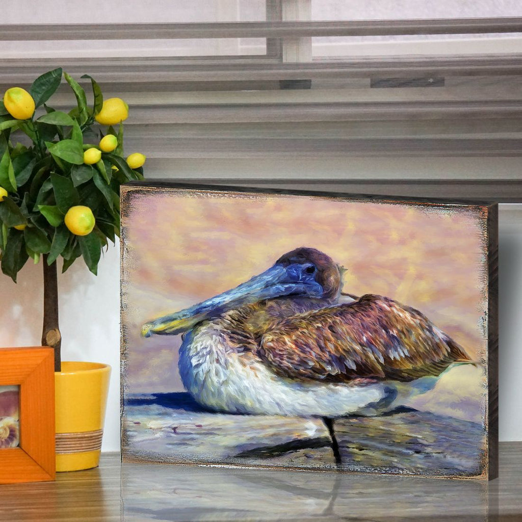 Sowell Seagal Wooden Coastal Wall Art by Nature Wonders - Coastal Sea-Life Decor - 95326B