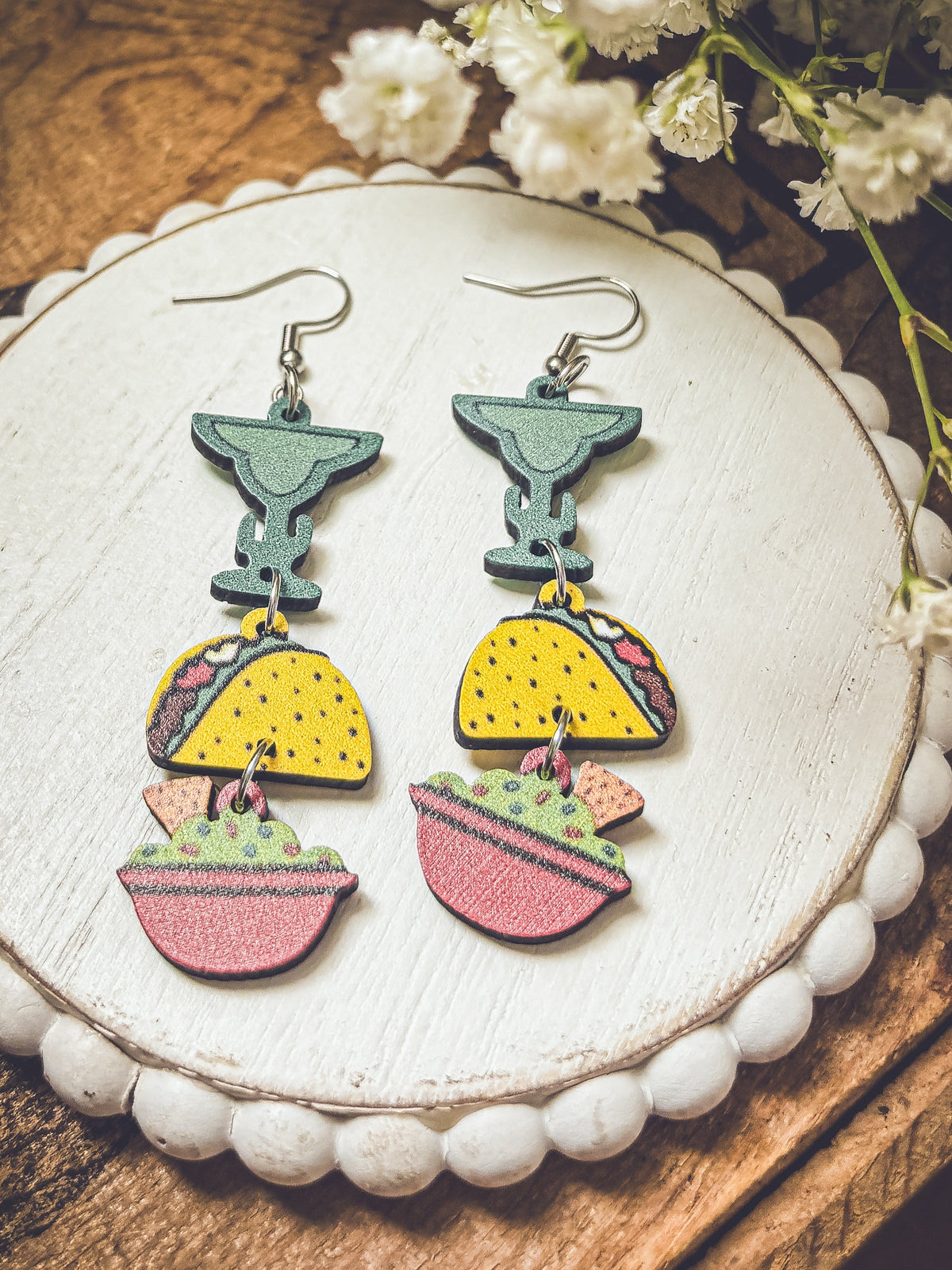 Adorable Mexican Food Earrings