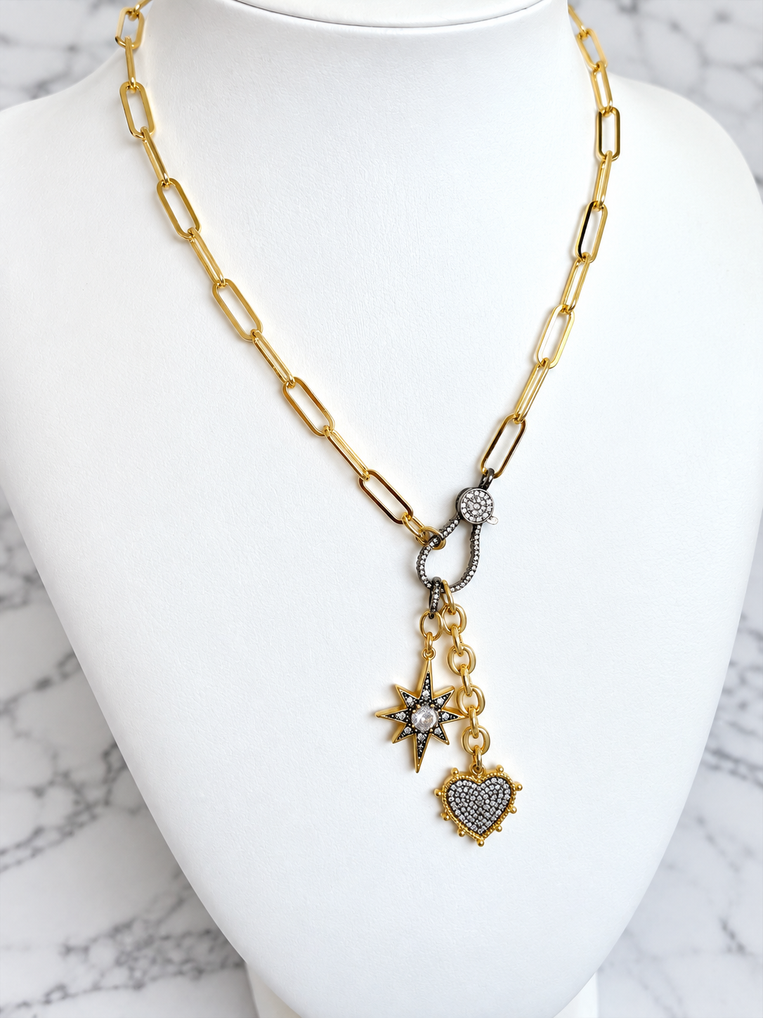Capri charms necklace
