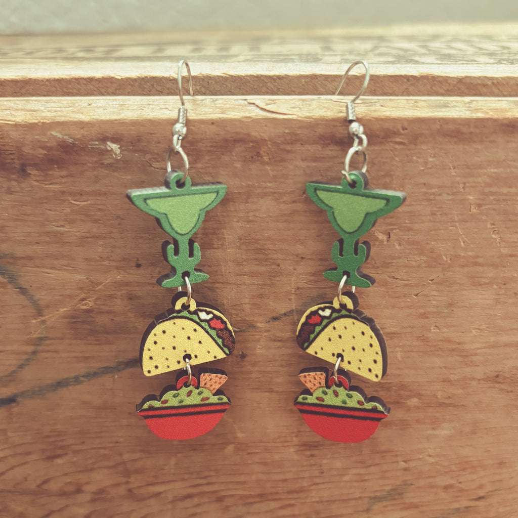 Adorable Mexican Food Earrings