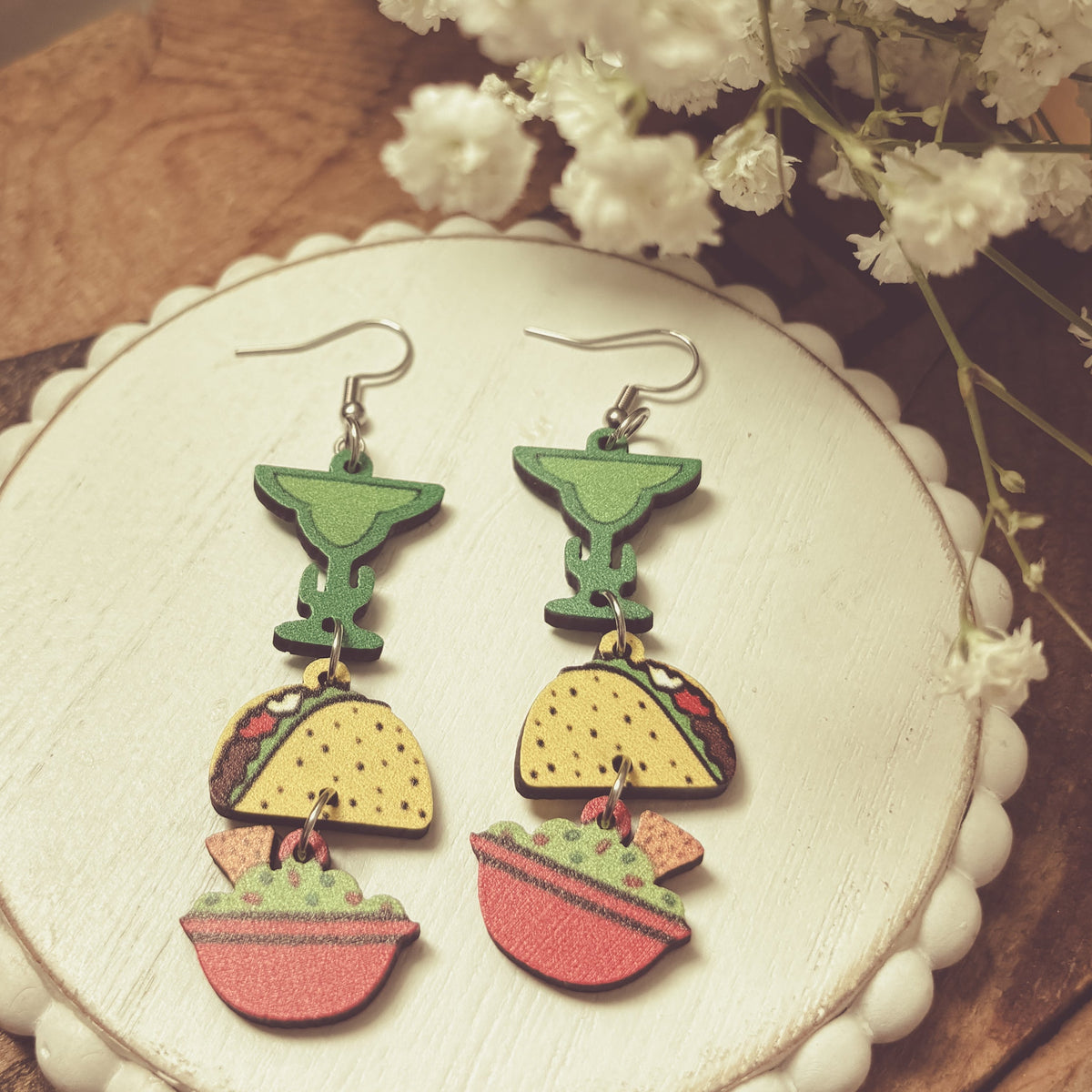 Adorable Mexican Food Earrings