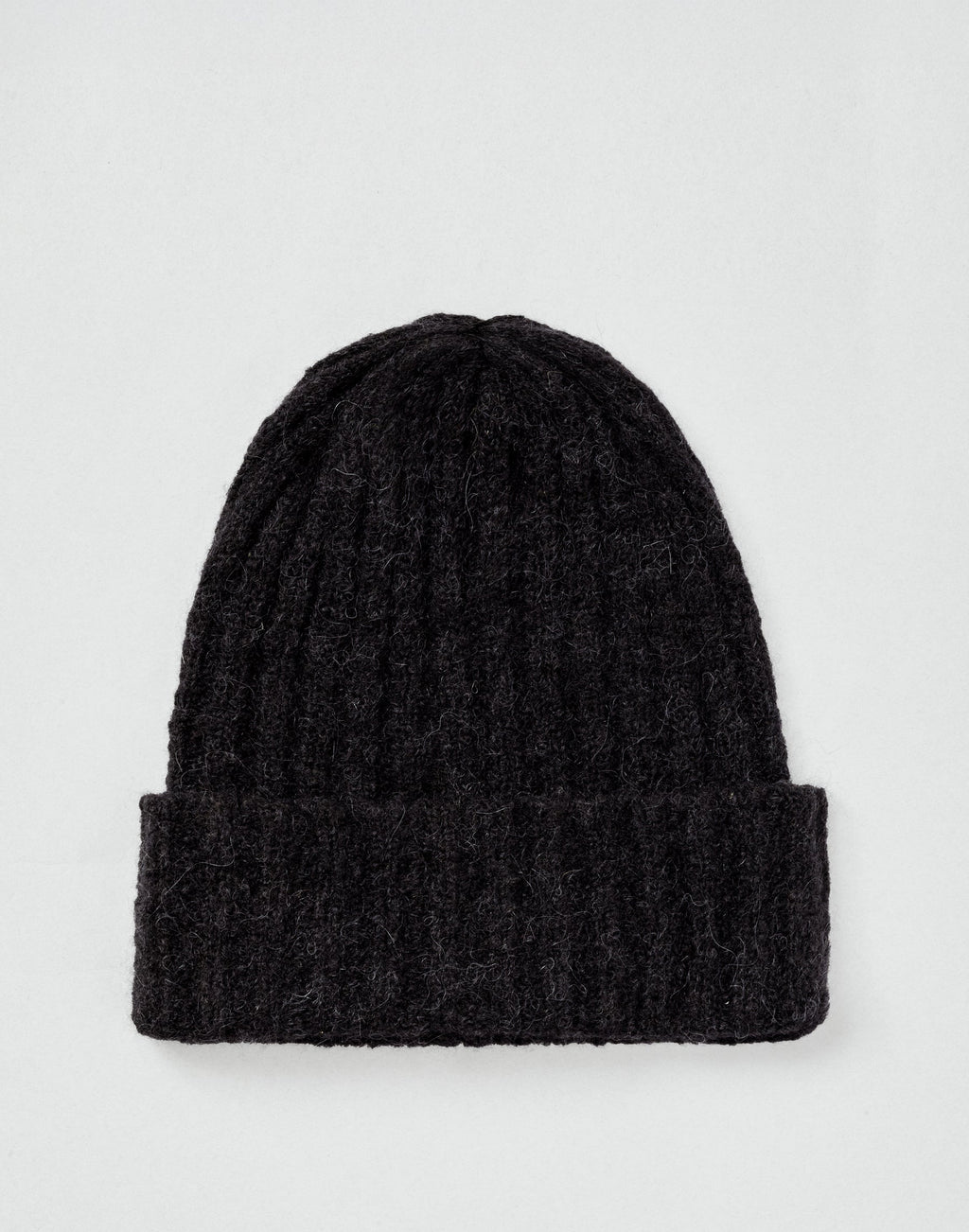 Lightweight Alpaca Wool Rib Beanie