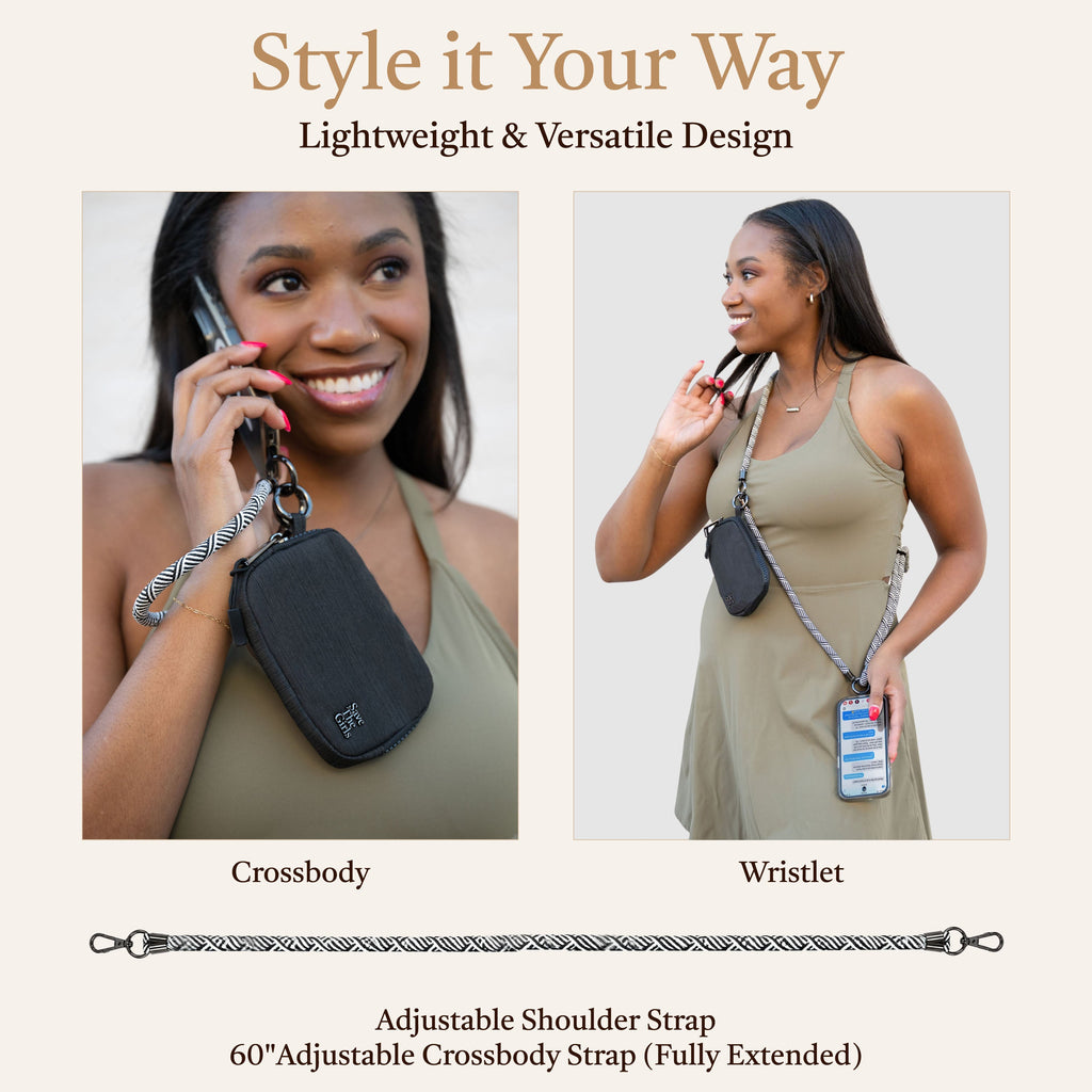 Active Crossbody w/RFID Pouch Single Rope
