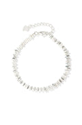 Frosted Silver Chain Bracelet