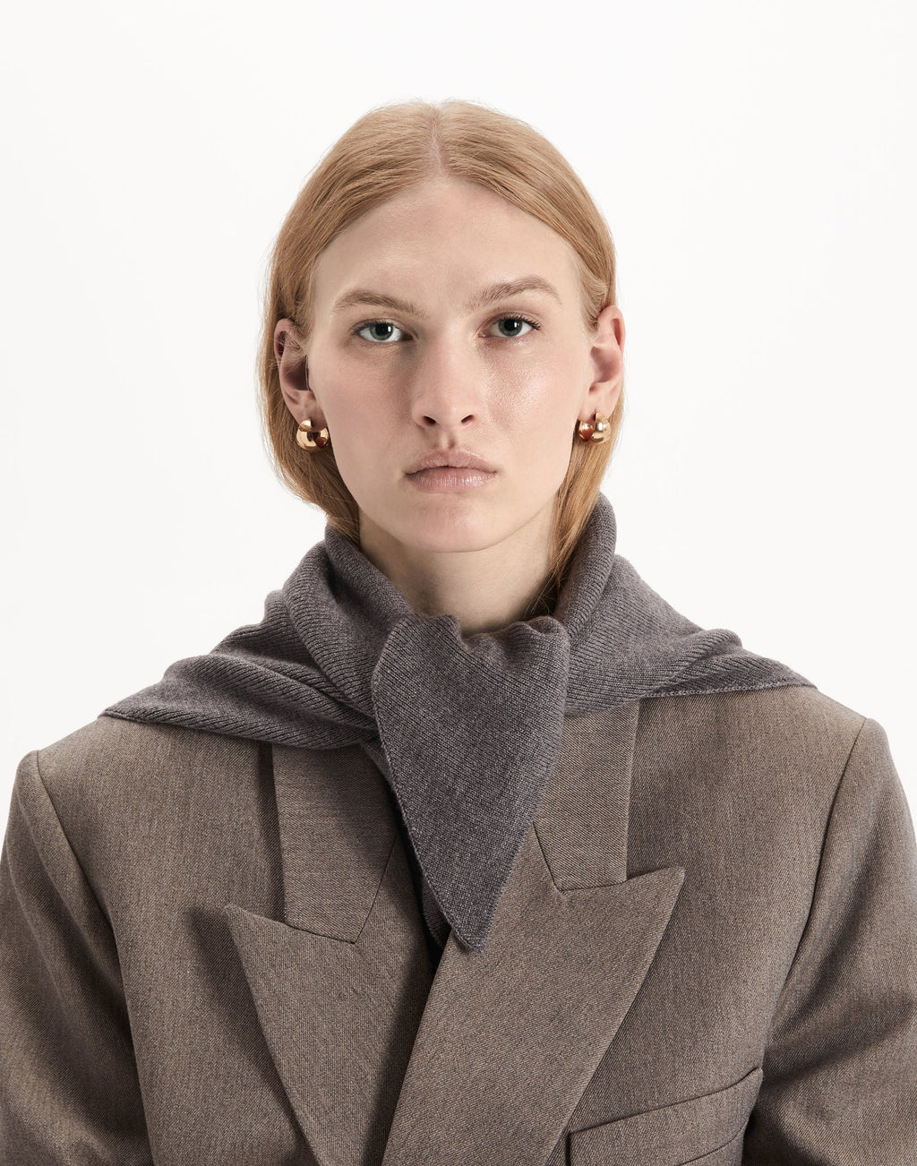 Merino Bandana Triangle Scarf