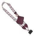 Clip & Go Strap w/RFID Pouch Leaf Pattern
