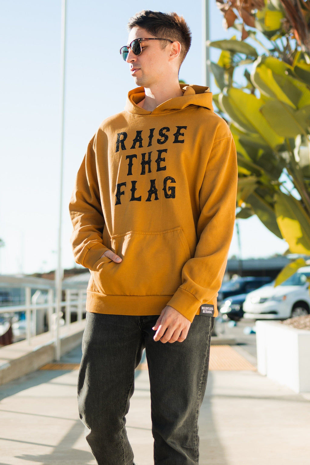 Raise the Flag Premium Toast Hoodie