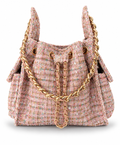 Bayshore Bucket Bag Small - Pink Confetti Tweed