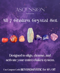 All 7 Chakras Crystal Grid Set - For Beginners or Experts - Crystal, Energy Healing