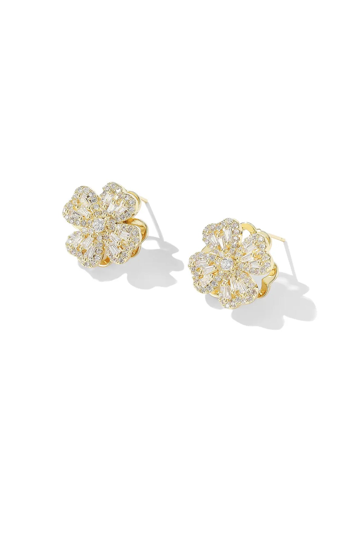 Spinning Clover Earrings
