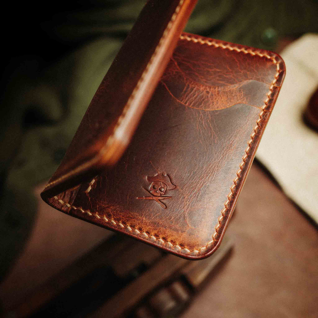 Pirate Goods Buccaneer – Slim Leather Bifold Wallet