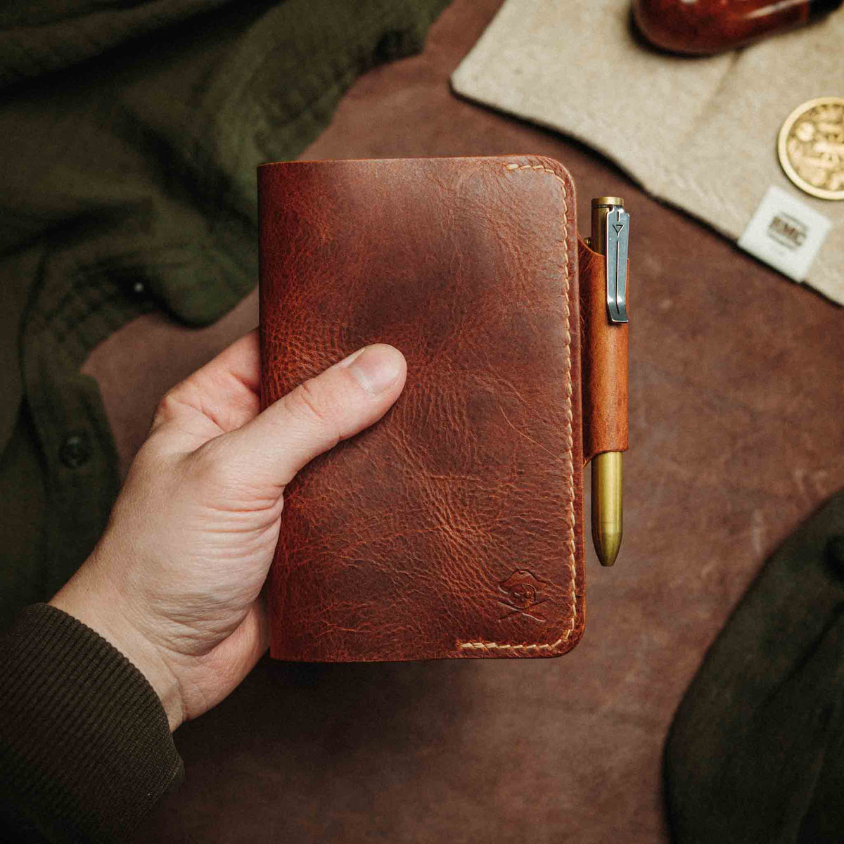Pirate Goods Navigator - Leather Field Notes Cover
