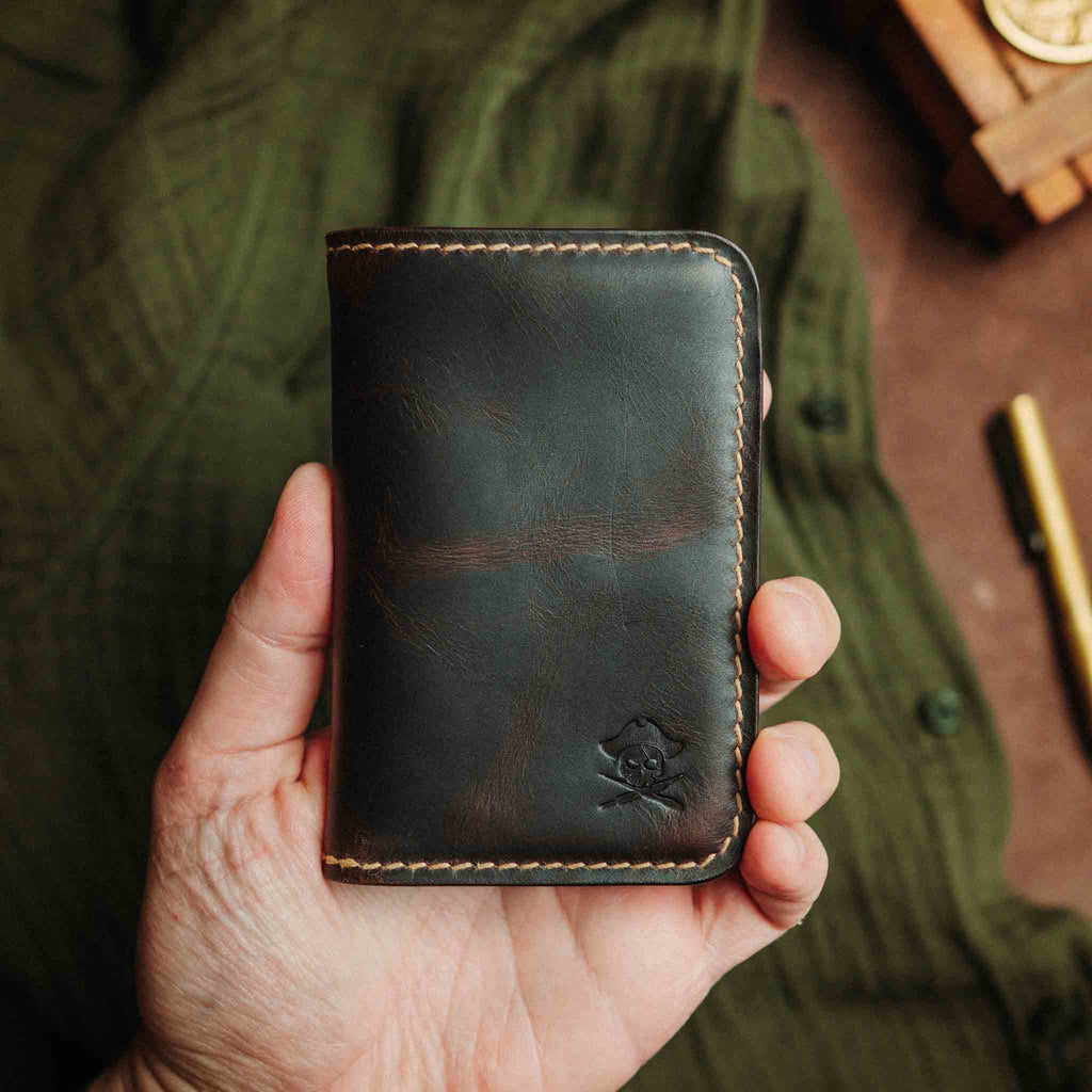 Pirate Goods Buccaneer – Slim Leather Bifold Wallet