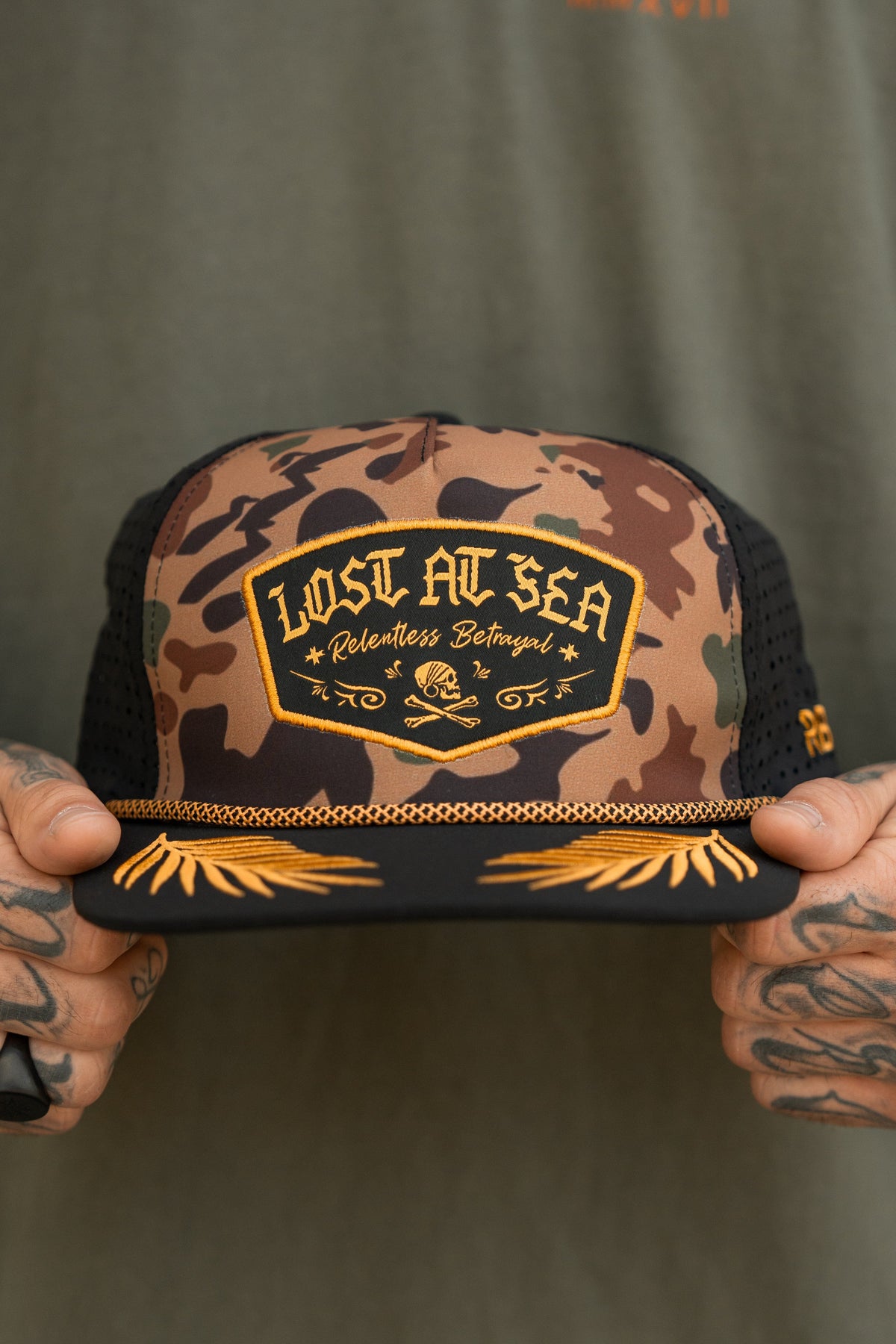 Lost At Sea Frog Camo Snapback
