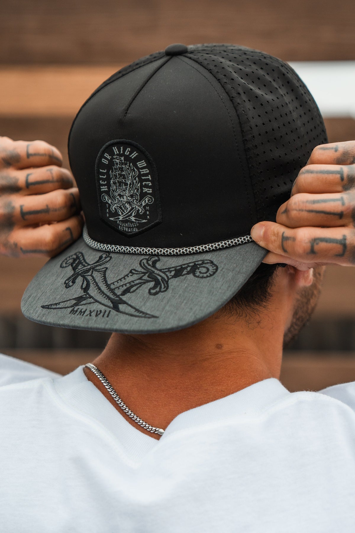 Hell or High Water Gray Snapback