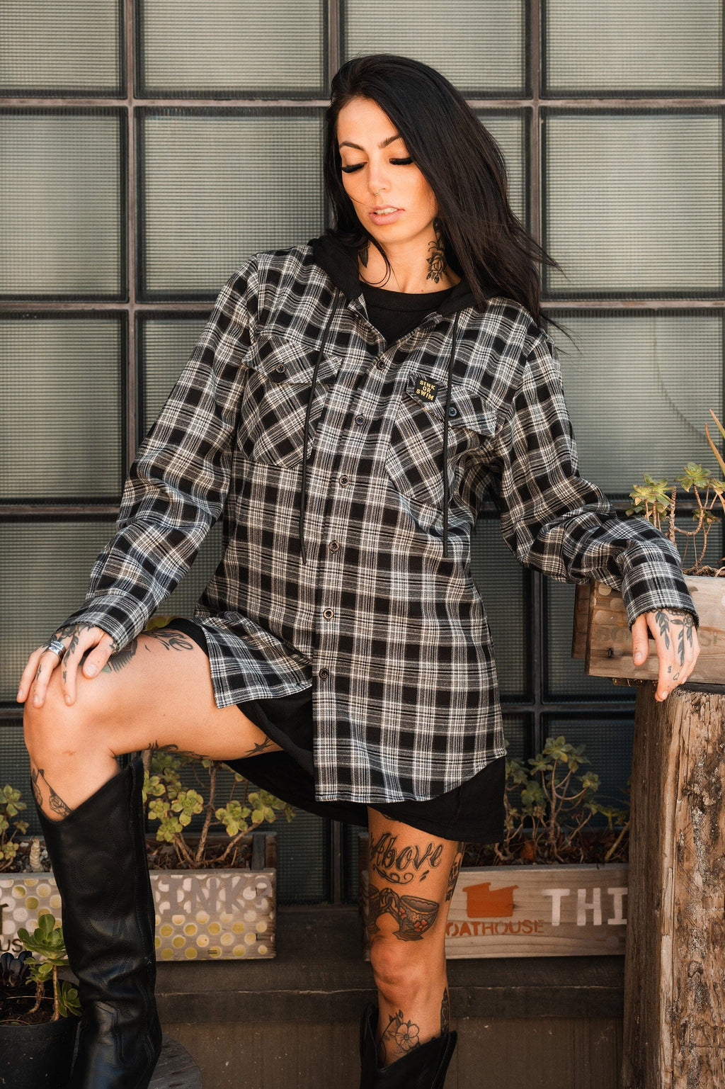 Sink Or Swim Premium Hooded Flannel