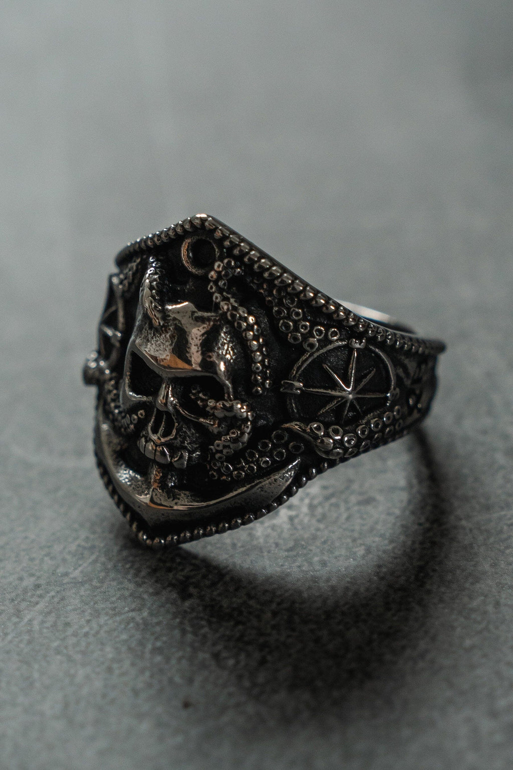 Dead Men Tell No Tales Stainless Steel Ring