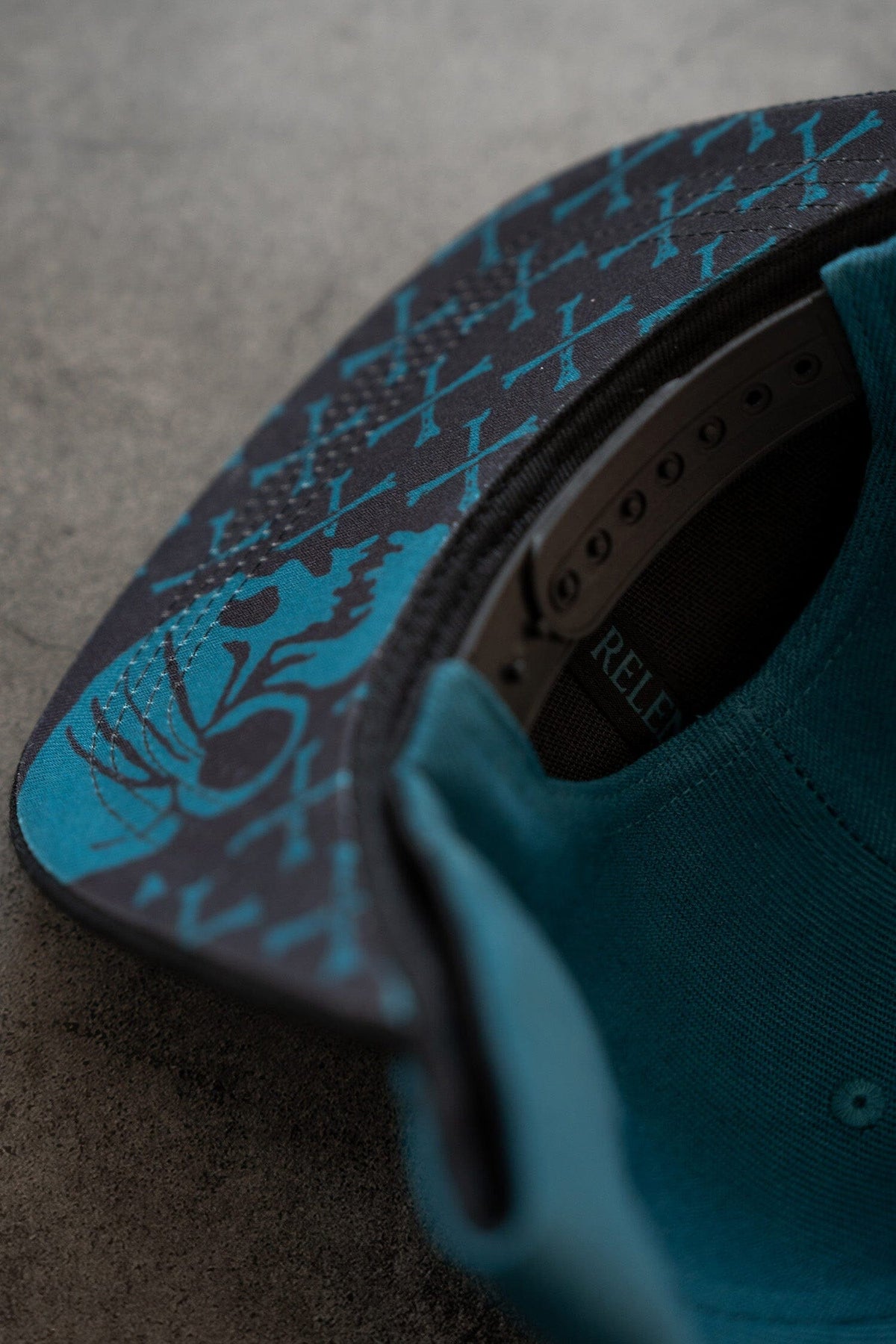 Pirate's Life Teal Snapback