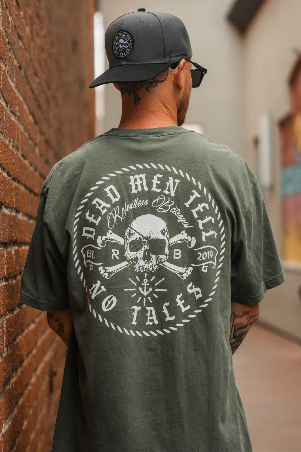 Tell No Tales Premium Moss T-Shirt