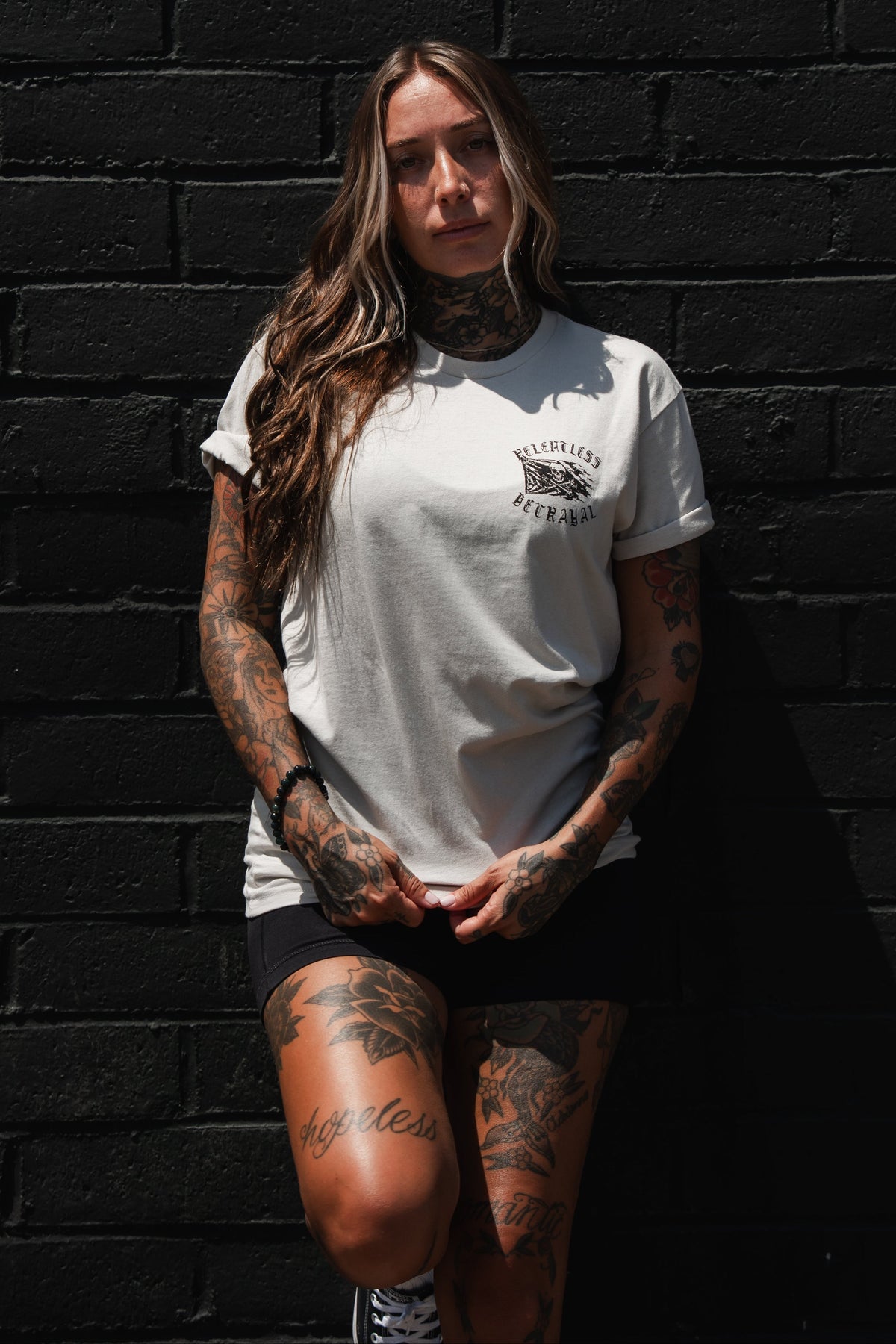 Raise the Jolly Roger Bone T-Shirt