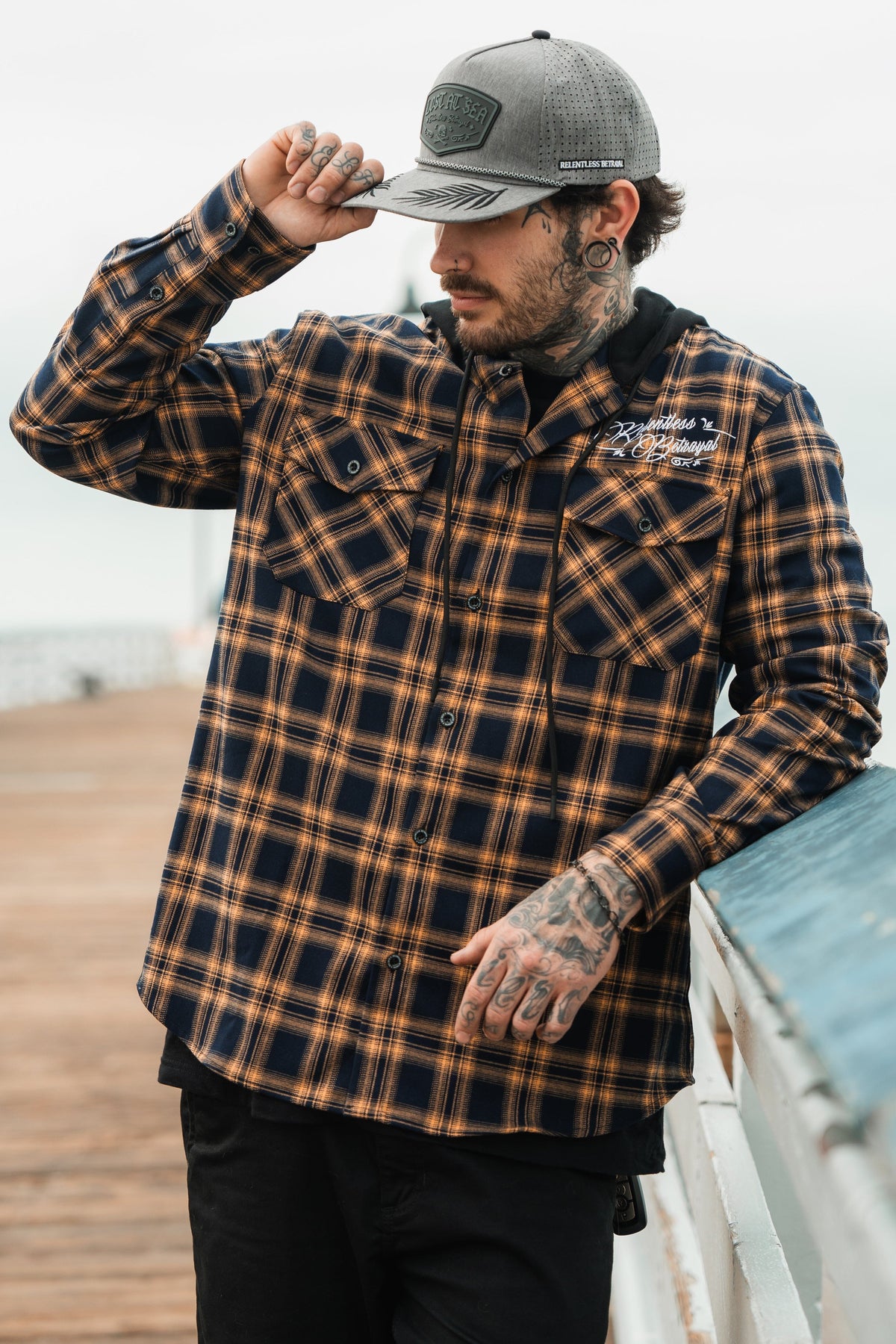 Skilled Sailor Premium Hooded Flannel