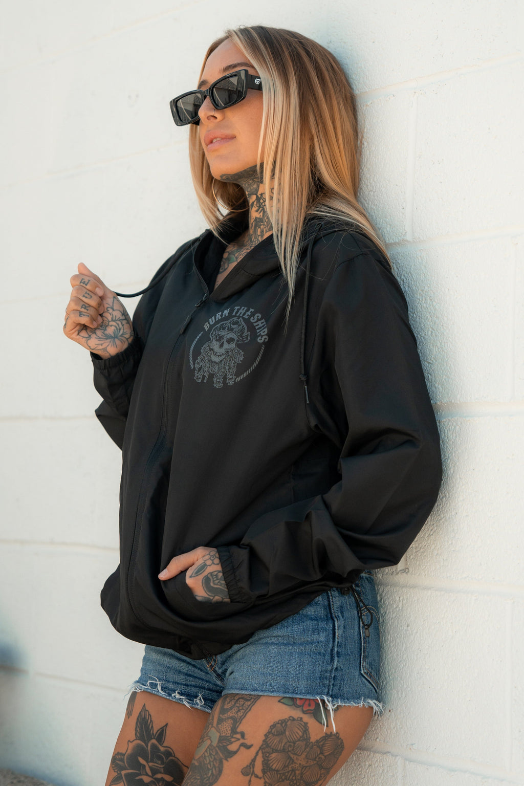 Burn The Ships Windbreaker Jacket