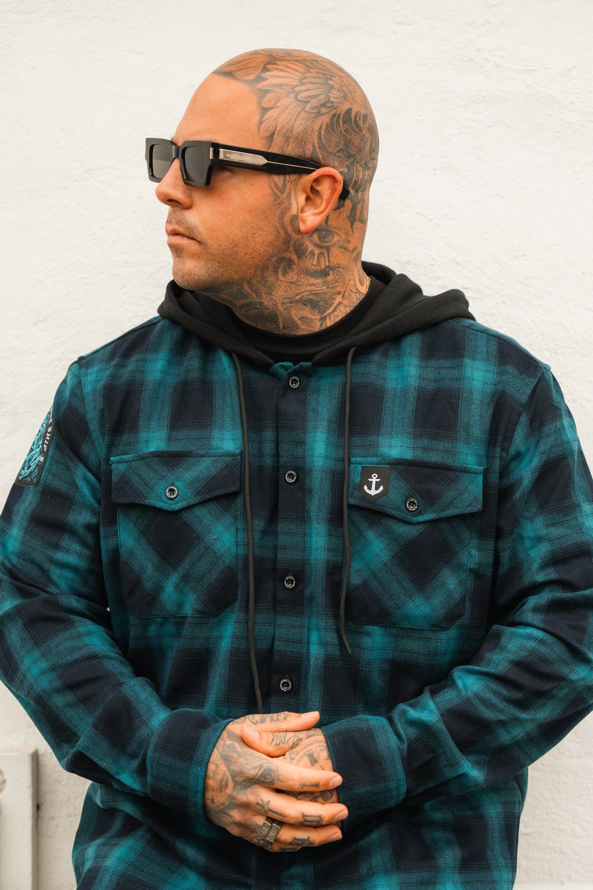 Ship Wreck Hooded Flannel