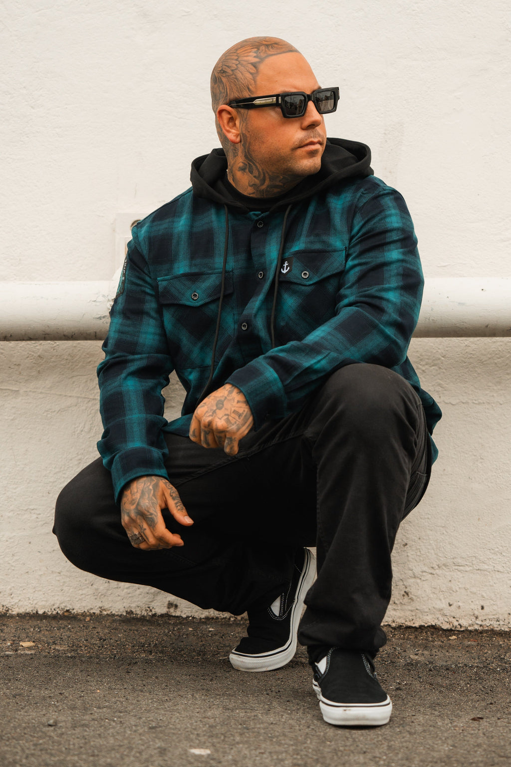 Ship Wreck Hooded Flannel