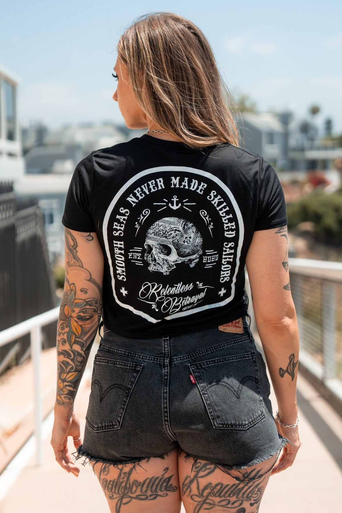 Skilled Sailor Crop Tee