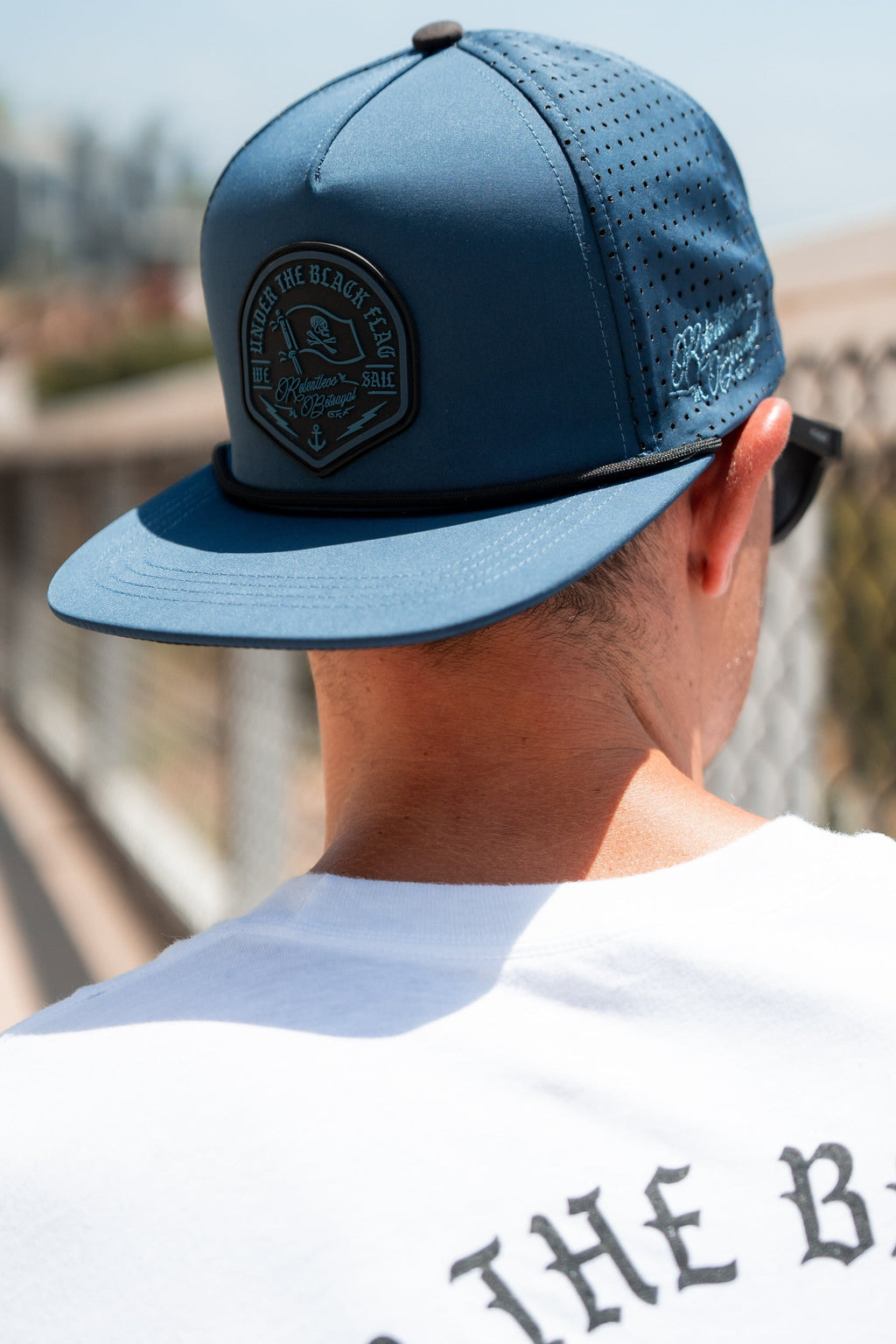 Black Flag Slate Snapback