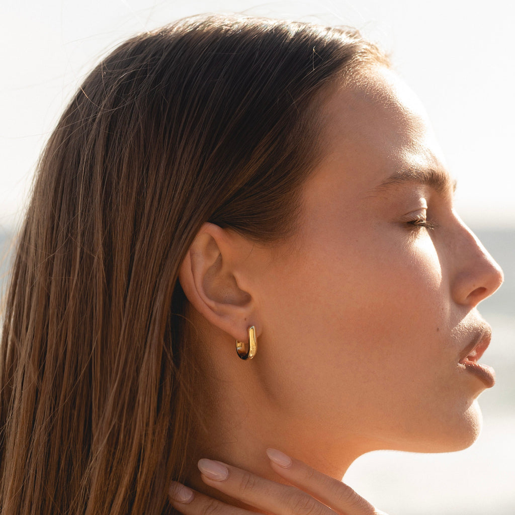 Gold Filled Baby Oval Hoops